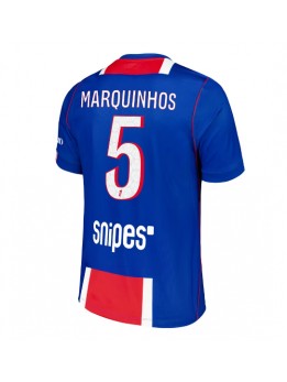 Moški Nogometna dresi replika Paris Saint-Germain Marquinhos #5 Domači 2026-27 Kratek rokav Moški Nogometna dresi replika Paris Saint-Germain Marquinhos #5 Domači 2026-27 Kratek rokav